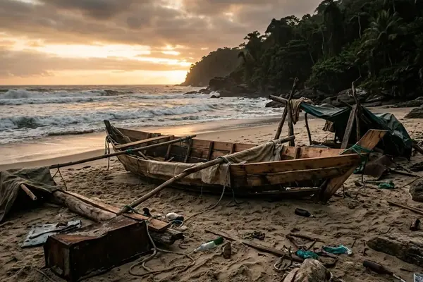 Surviving Shipwreck Through Improvised Boatbuilding on the Shores of Brazil